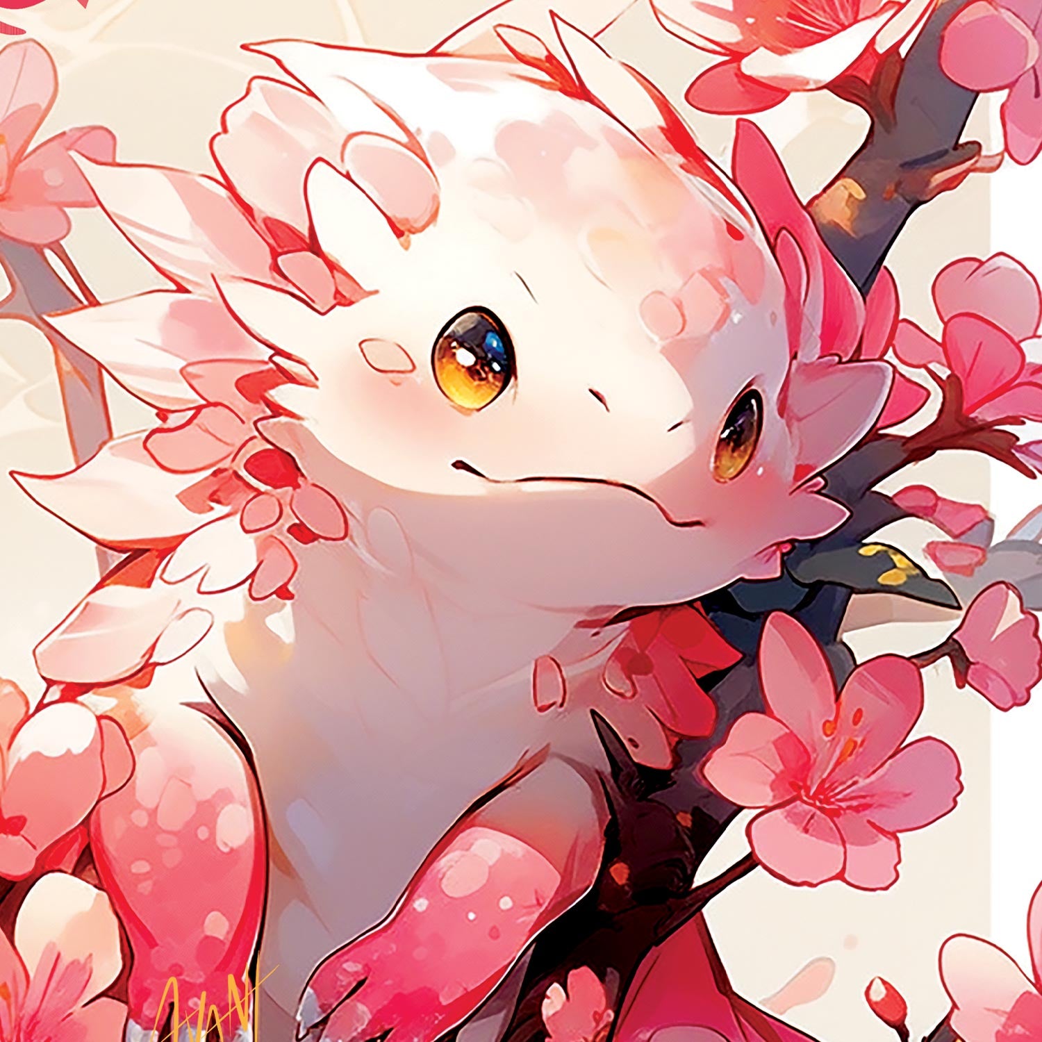 Pink Axolotl - Messenger