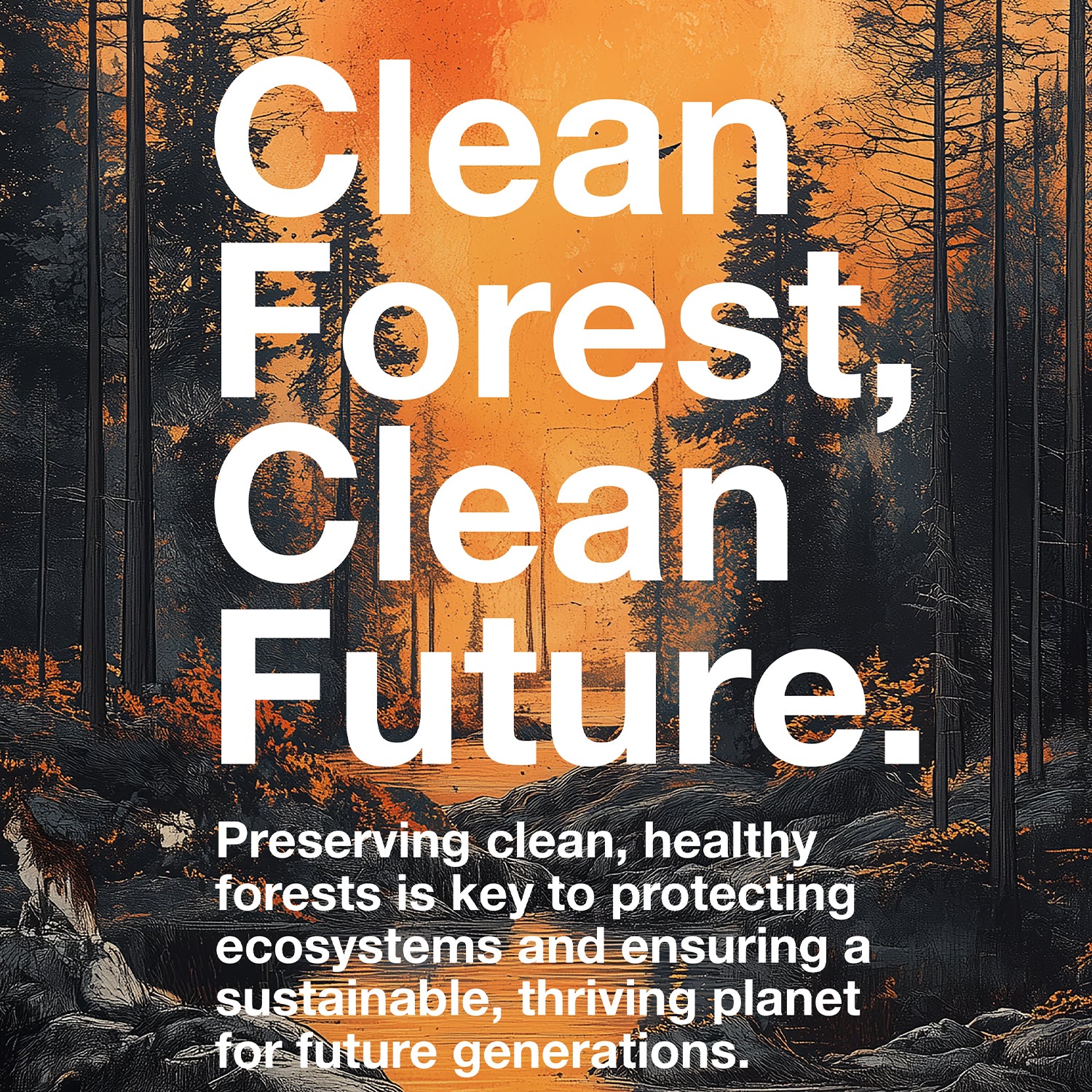 Clean Forest - Large