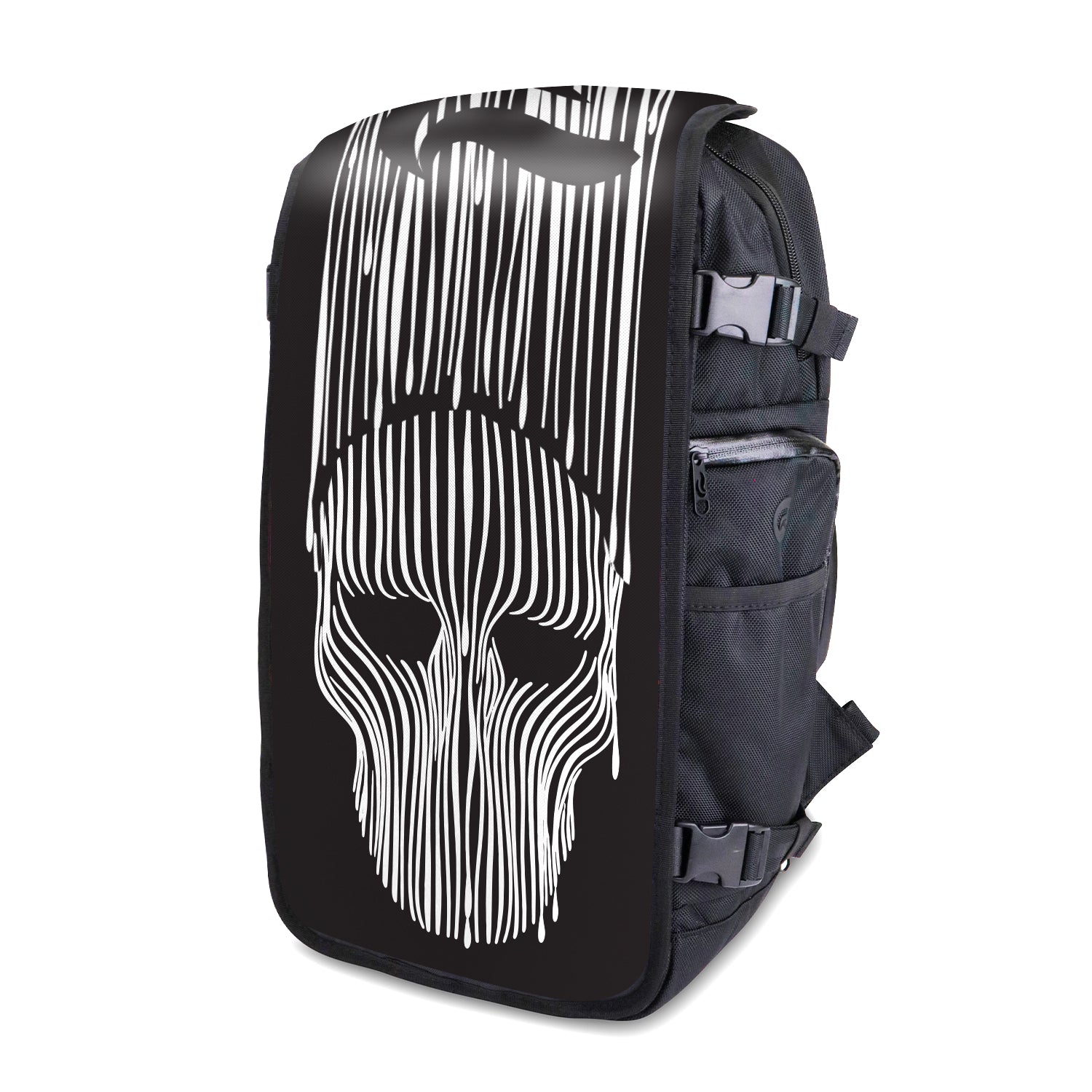 Deadlines Skull & Bones backpack Angle View - FaceOff