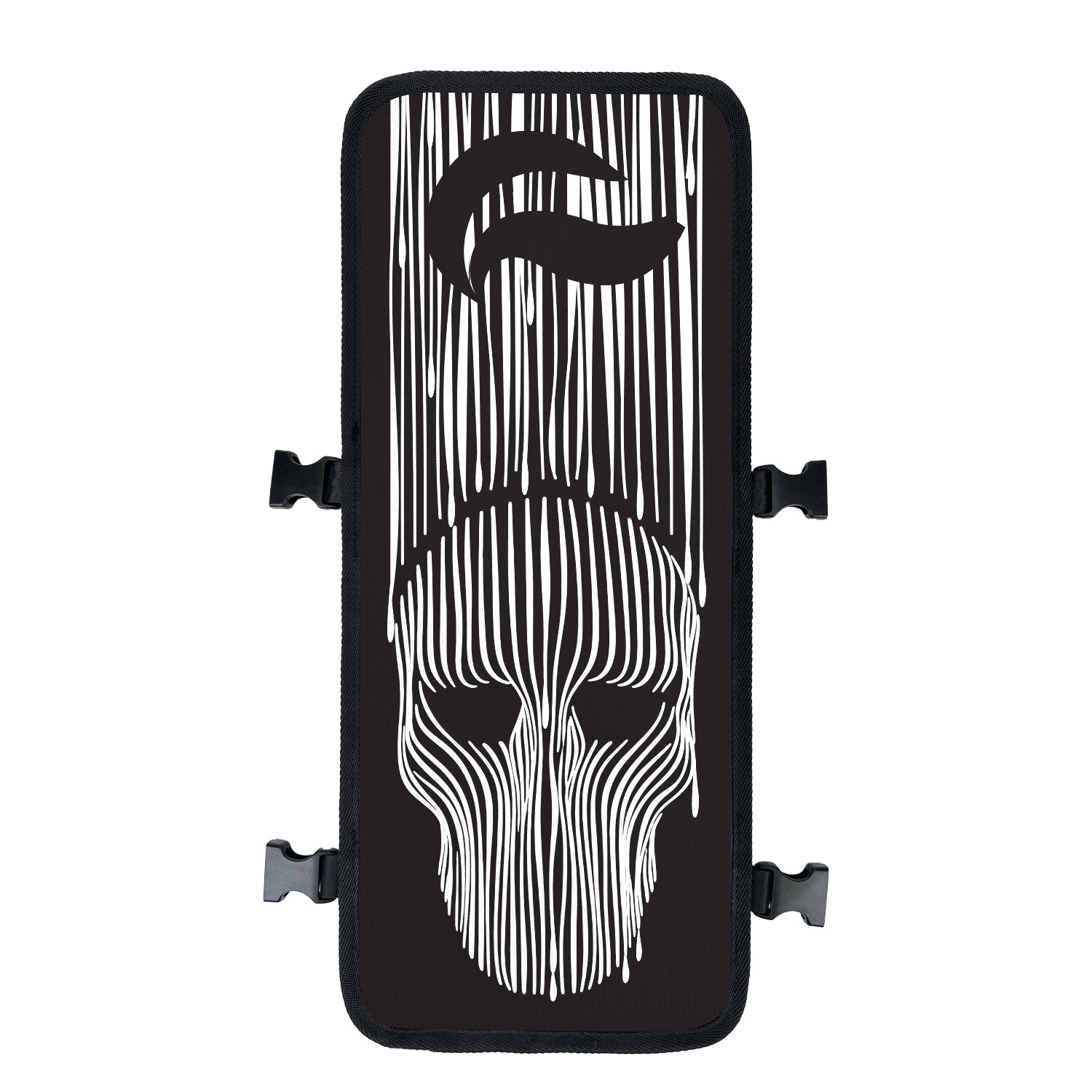 Deadlines Skull & Bones backpack Front face cover View - FaceOff