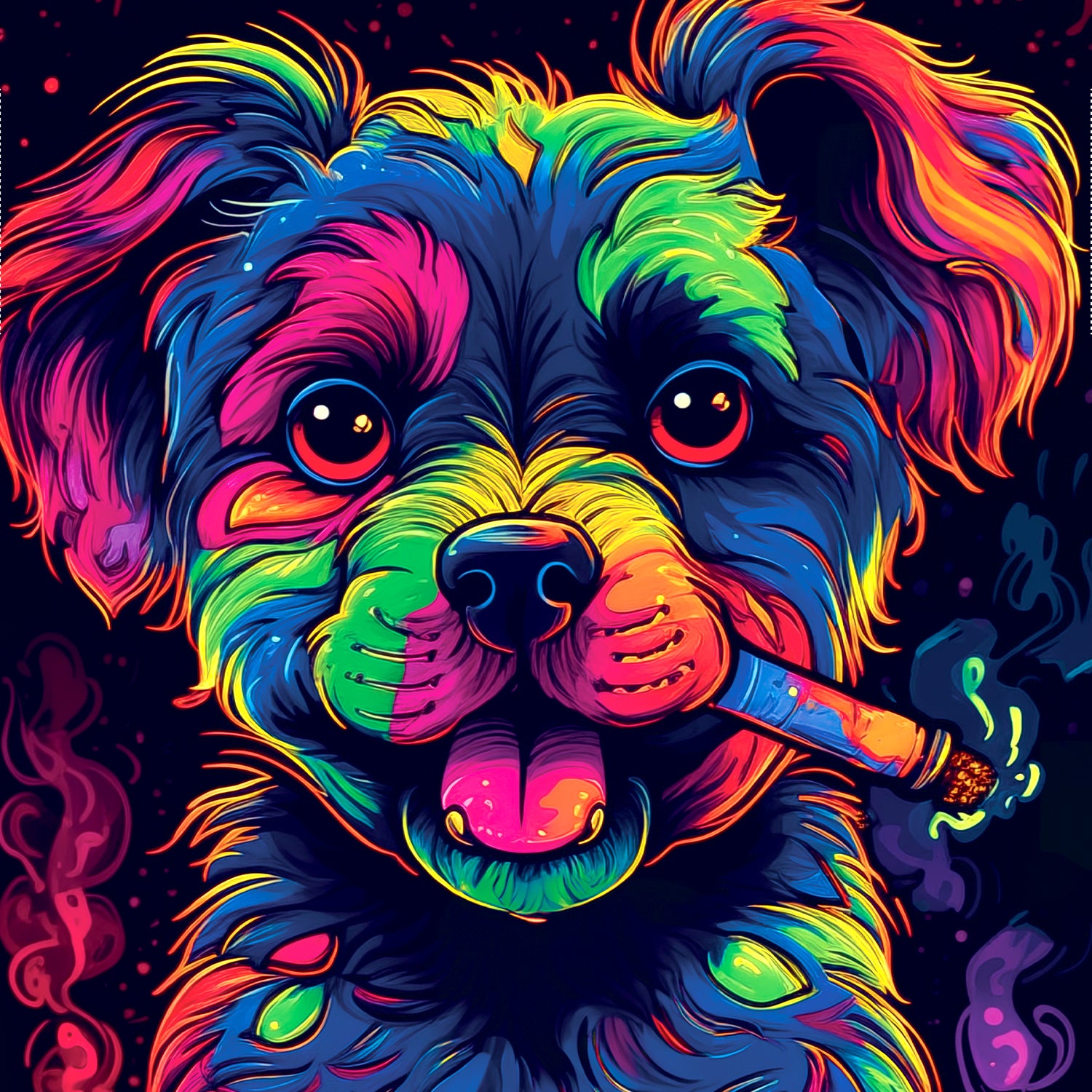 Technicolor Pup - Large