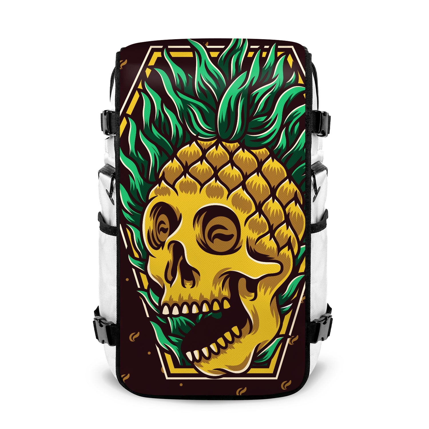 Pineapple Skull - Faceoff® White Large