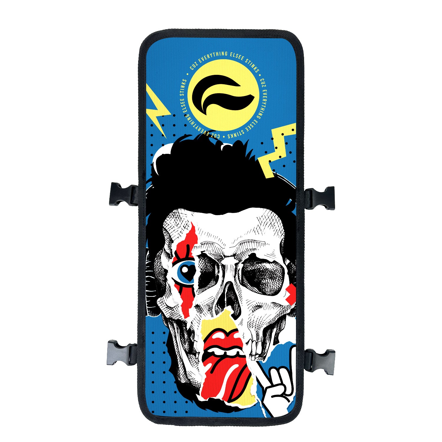 Pop Culture Skull - Faceoff® White Large