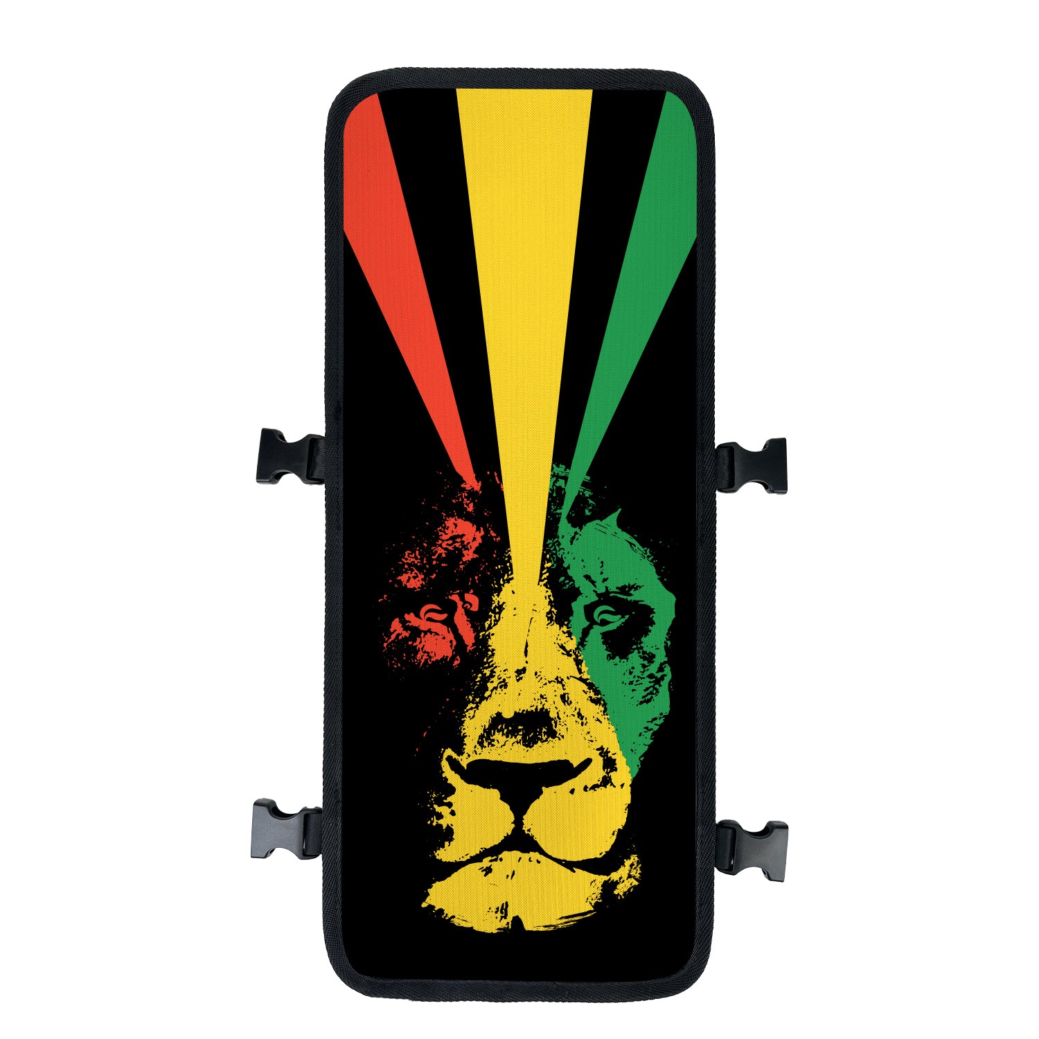 Rasta Lion - Faceoff® White Large