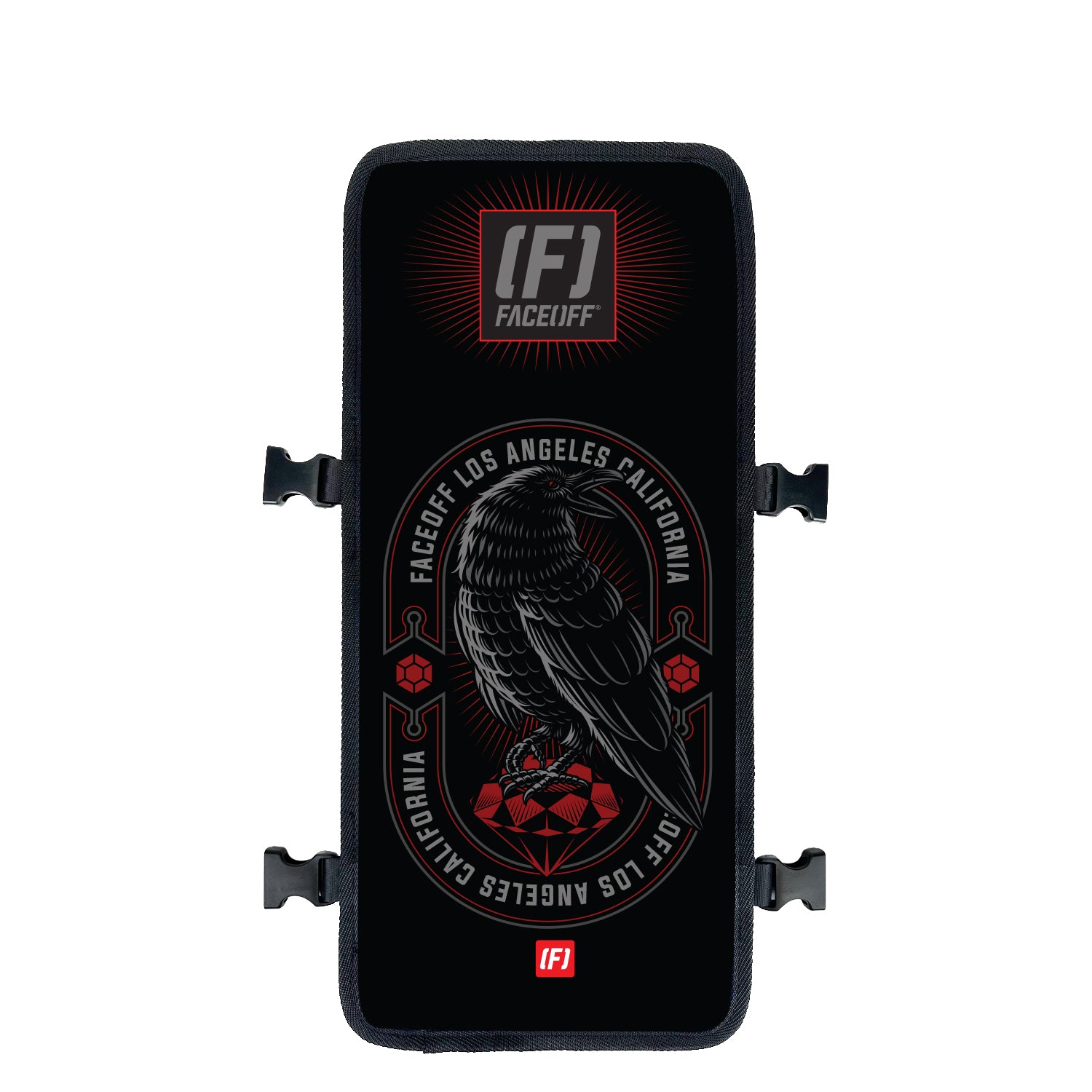 Corvus Shredder Skateboard backpack with swappable face cover view- FaceOff