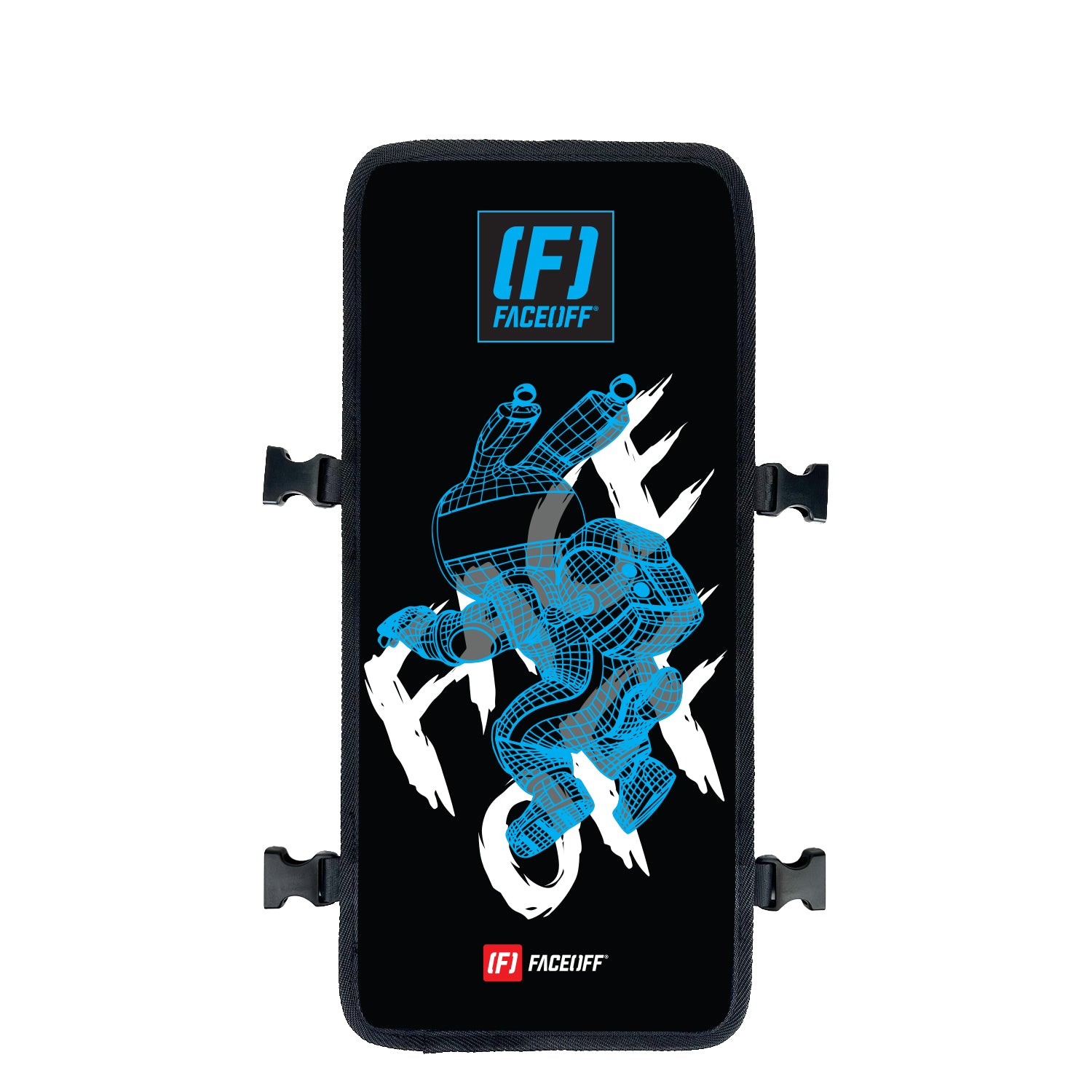 Grid Runner Game On backpack with swappable face cover view- FaceOff