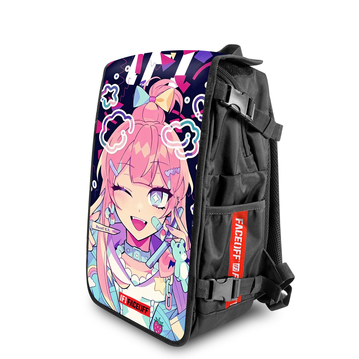Iris Anime backpack – Angle view – FaceOff