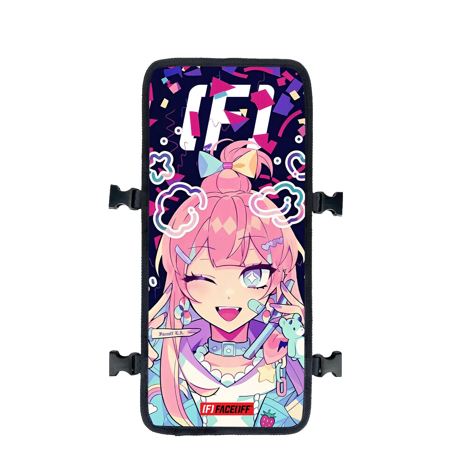 Iris Anime backpack – Front face cover view – FaceOff