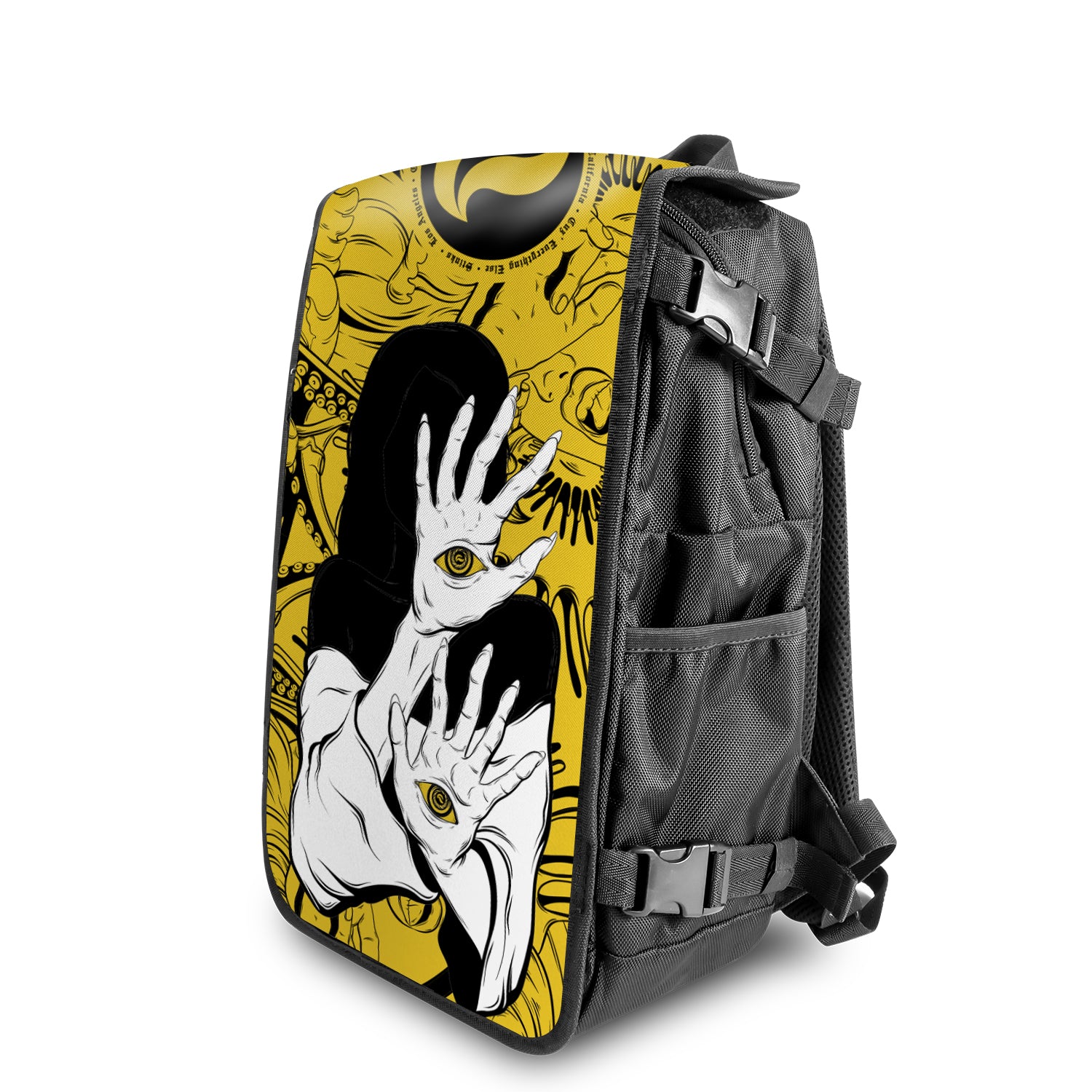 Lost Space & Galaxy Backpack – Mystic Cosmic Design Angle View | FaceOff