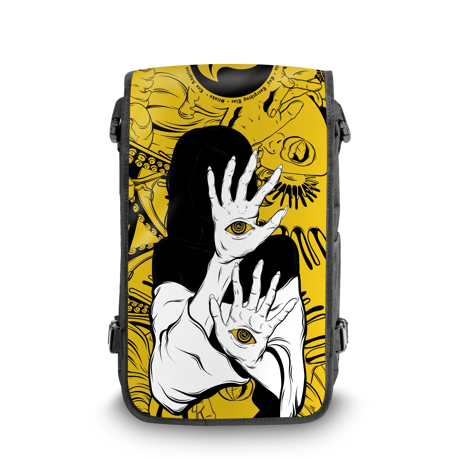 Lost Space & Galaxy Backpack – Mystic Cosmic Design Front View | FaceOff
