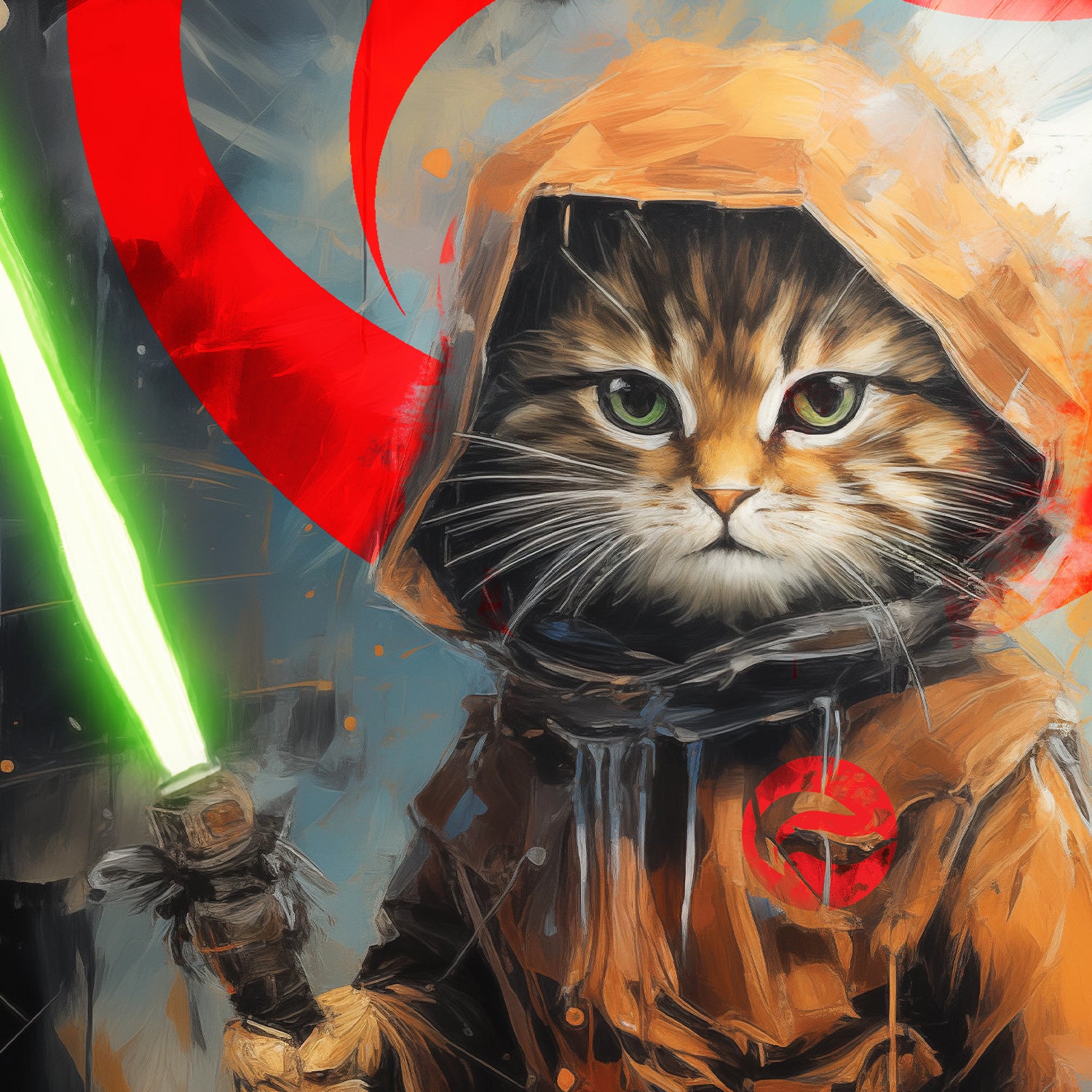 Meowda Kenobi- Medium