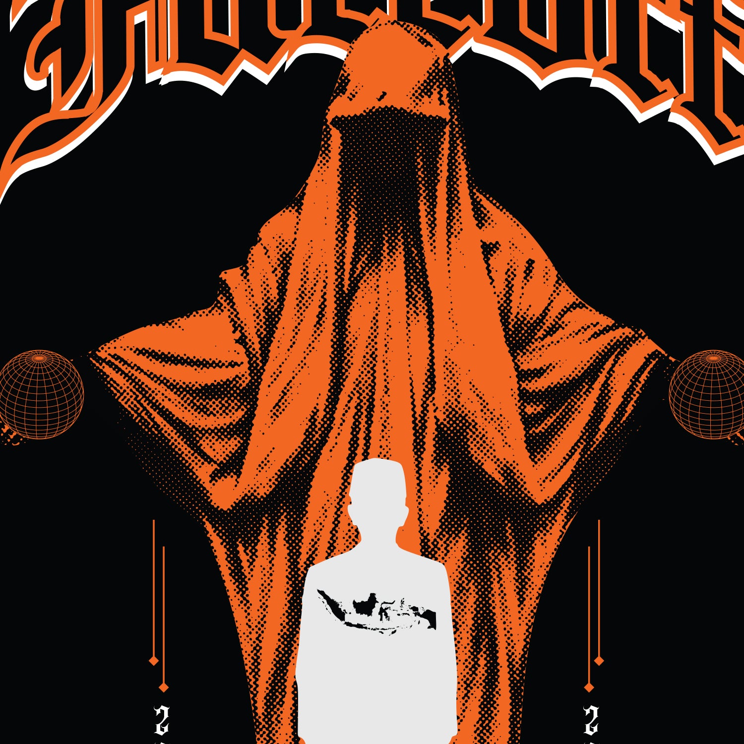 Oracle Shredder Skateboard backpack with swappable face Close Up view- FaceOff