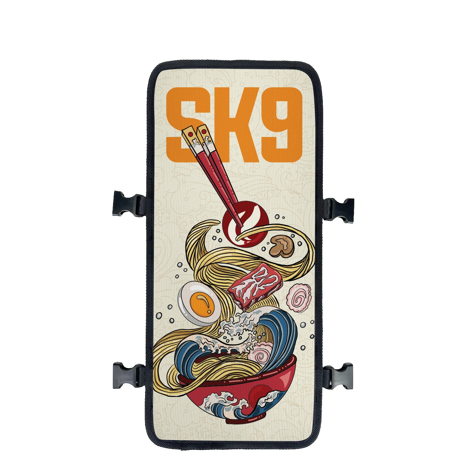 Ramen Japanese art backpack face cover Front View - FaceOff