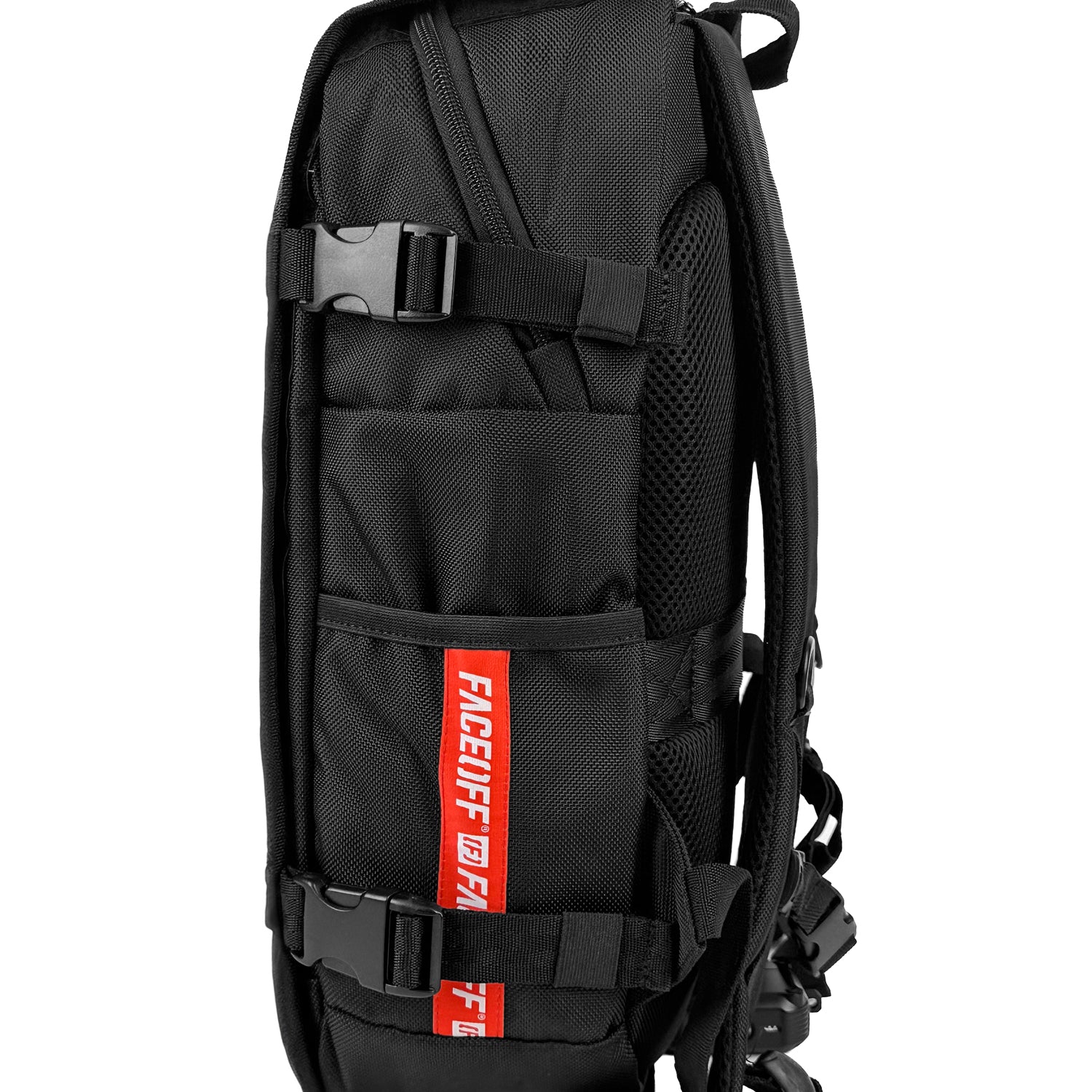 Silent Watcher nature backpack side view 2 - FaceOff"