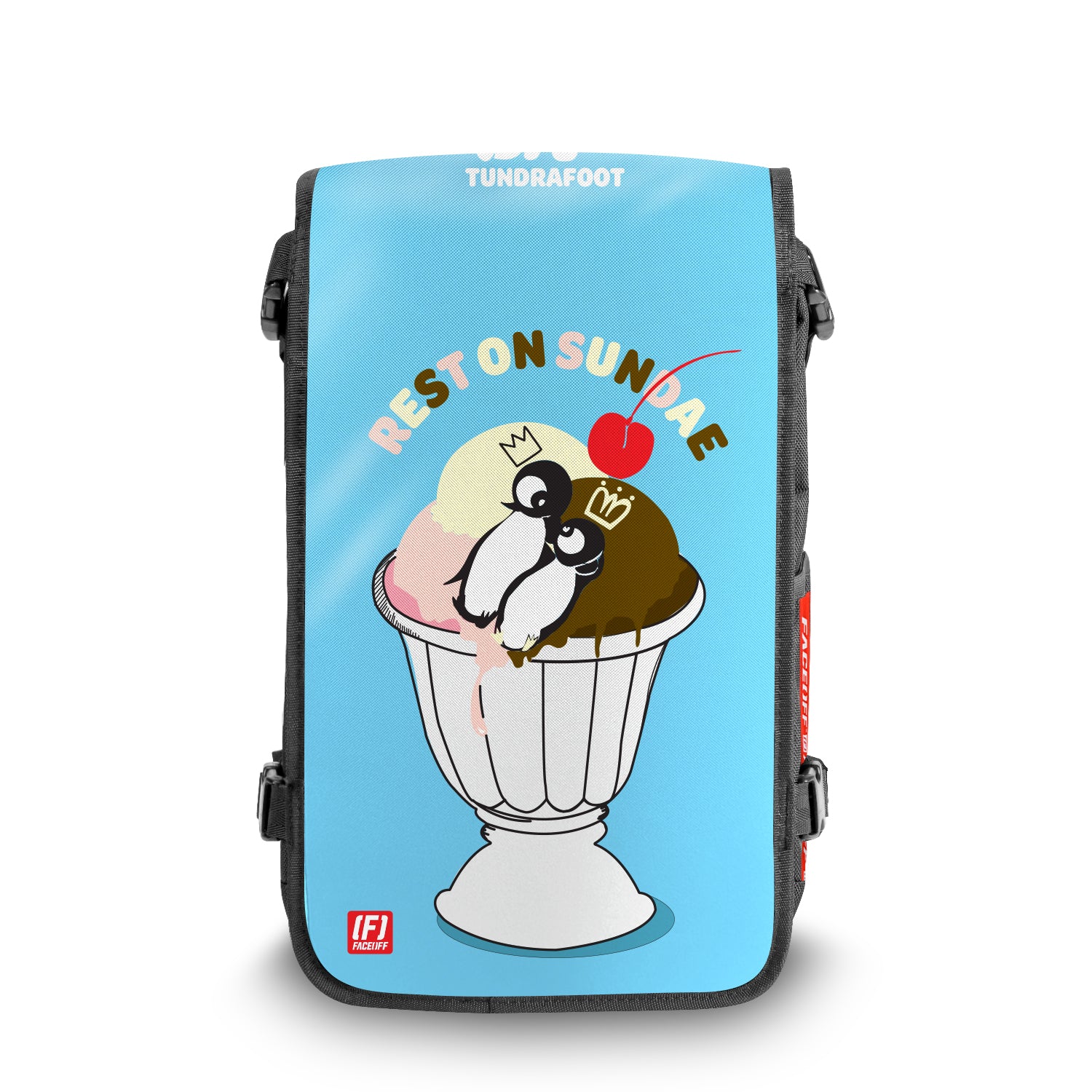 Sundae nature backpack Front view - FaceOff"