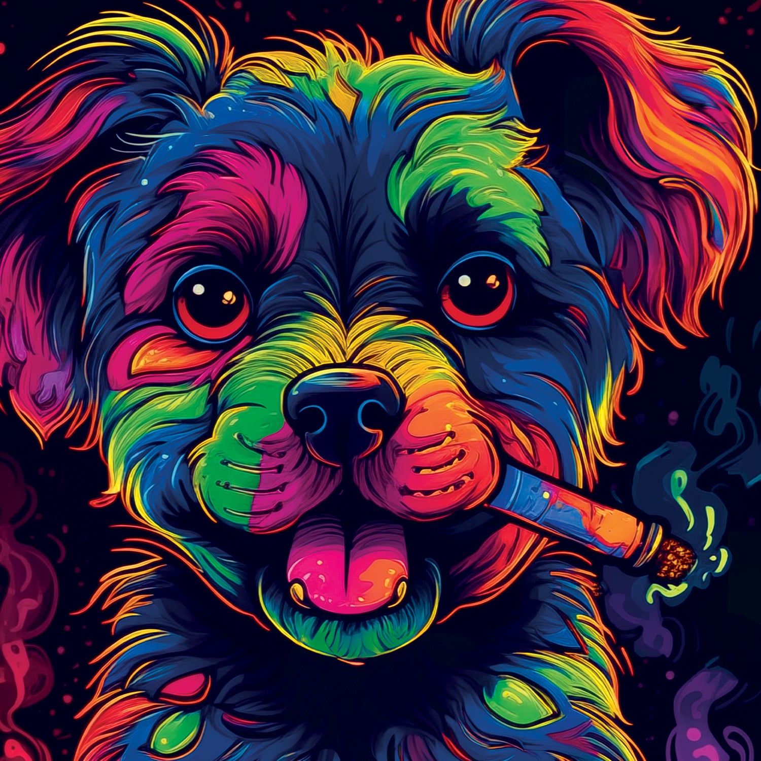 Technicolor Pup- Sling