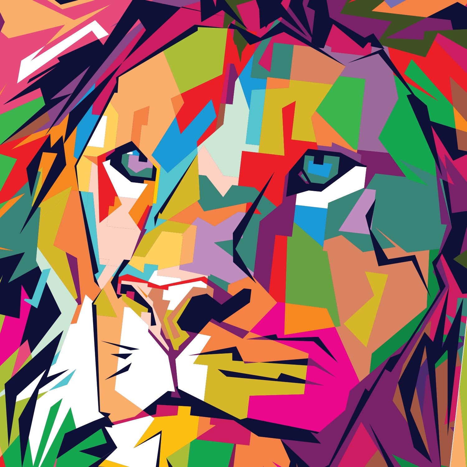 Lion Pop Art - Messenger