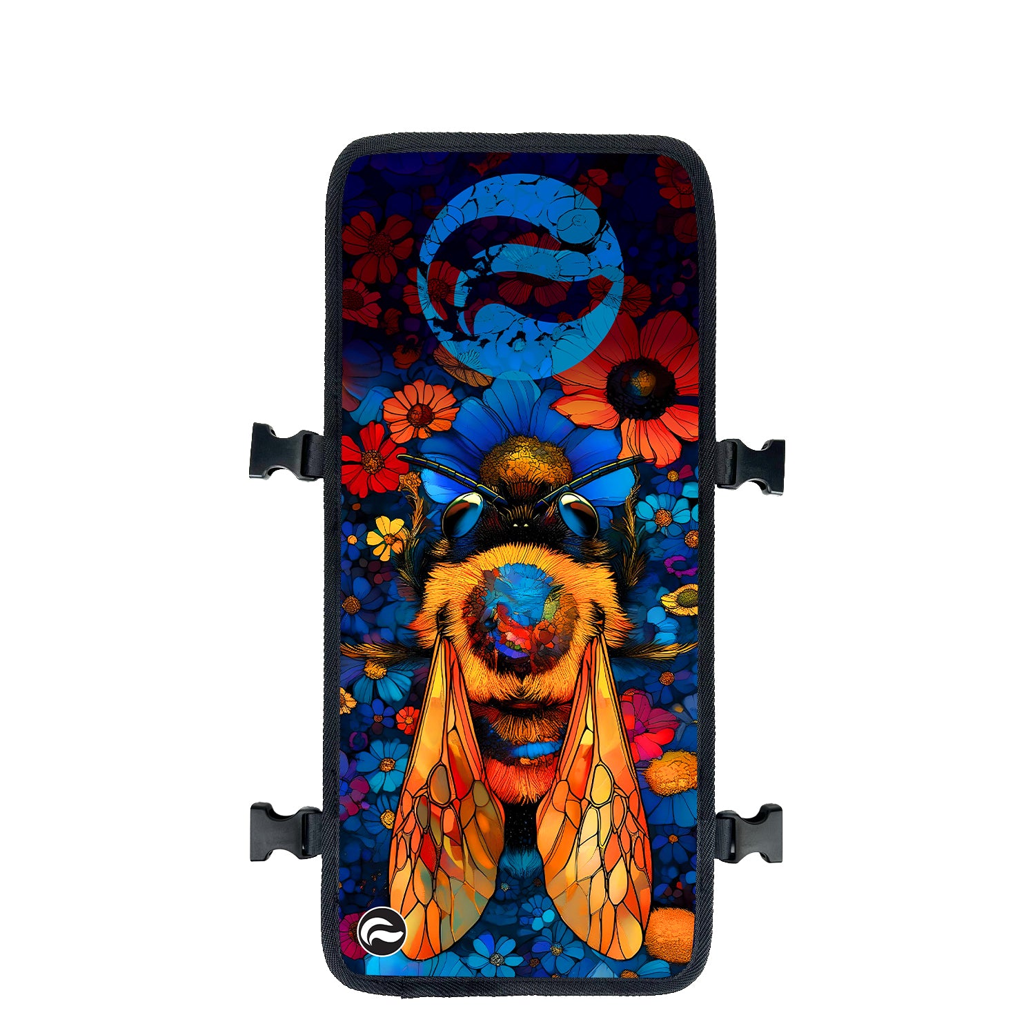 Buzzscape nature backpack face cover front view - FaceOff"