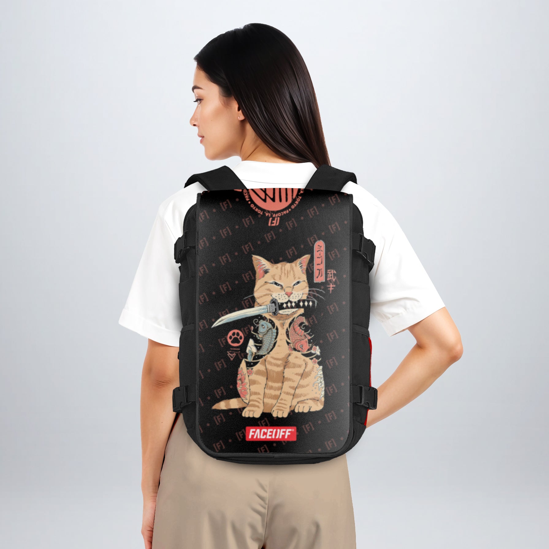 Catana Asssasin Japanese art backpack lifestyle female - FaceOff