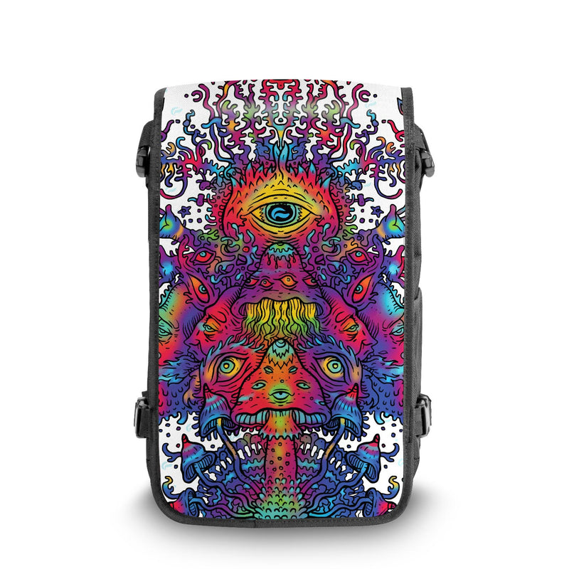 Eye Am Space & Galaxy Backpack – Mystic Cosmic Design Front View | FaceOff