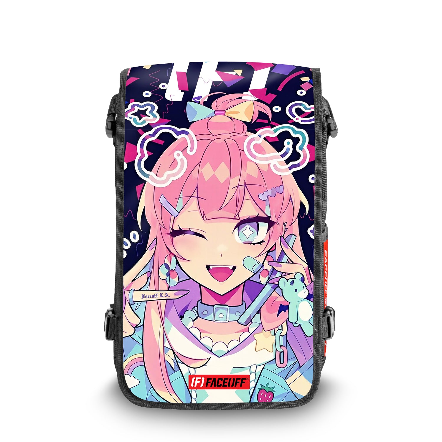 Iris Anime backpack – Front view – FaceOff