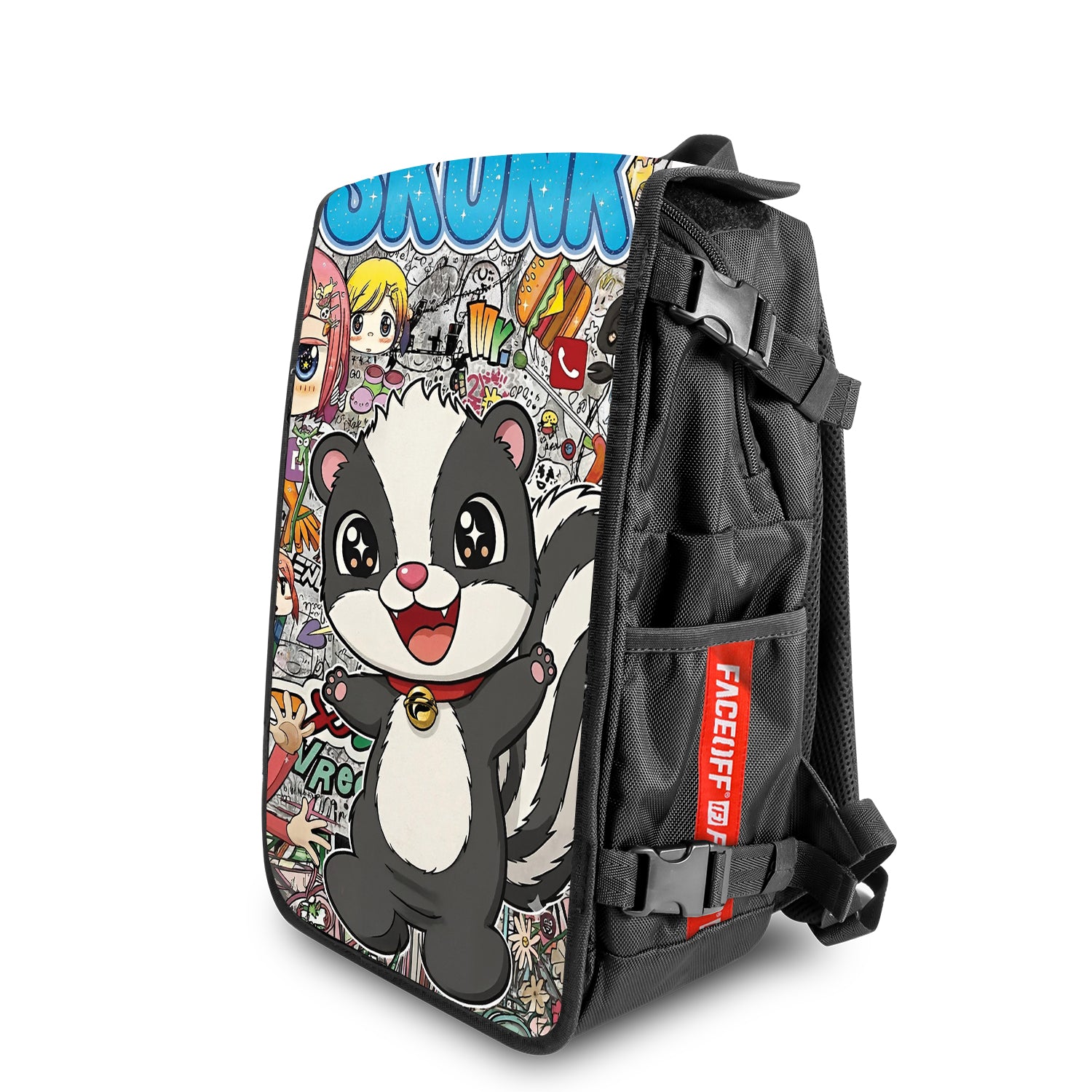 Mochi Anime backpack – Angle view – FaceOff
