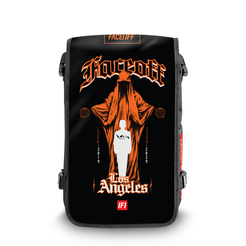 Oracle Shredder Skateboard backpack with swappable face front view- FaceOff
