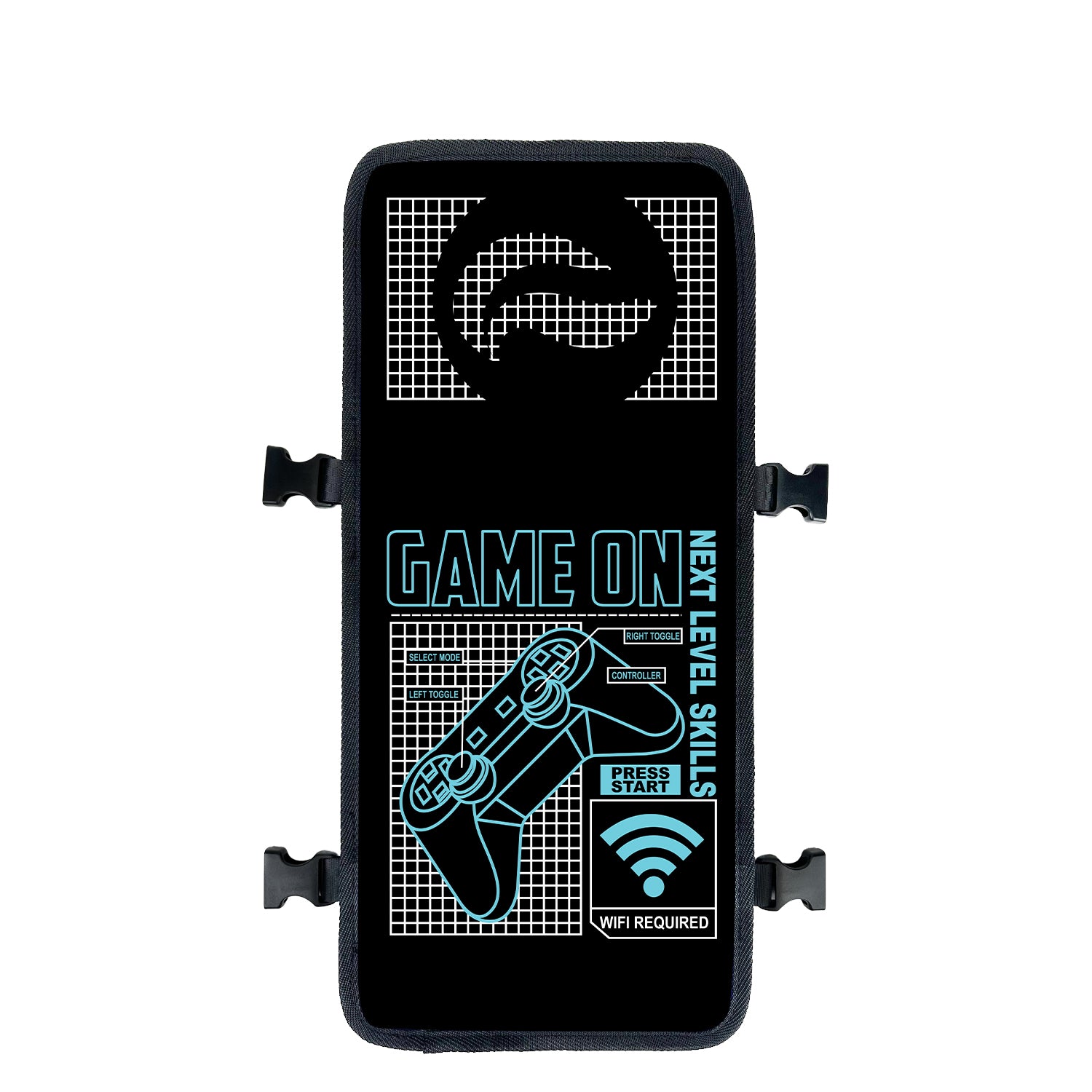 Press Start Game On backpack with swappable face view- FaceOff