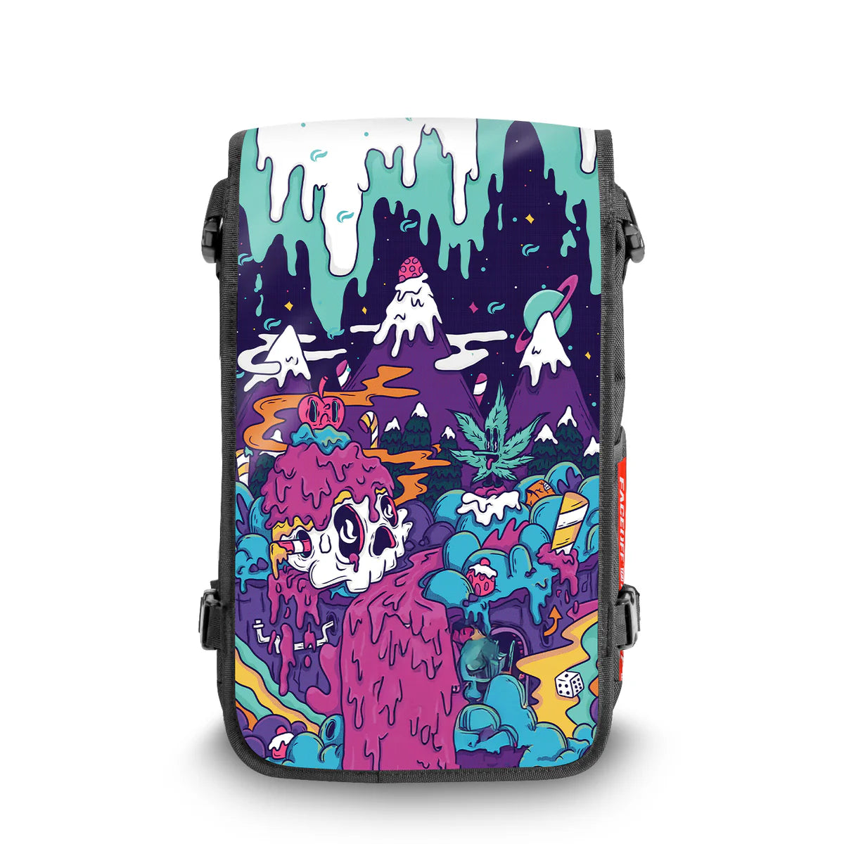 Lucid Dream street art backpack with Front view – FaceOff