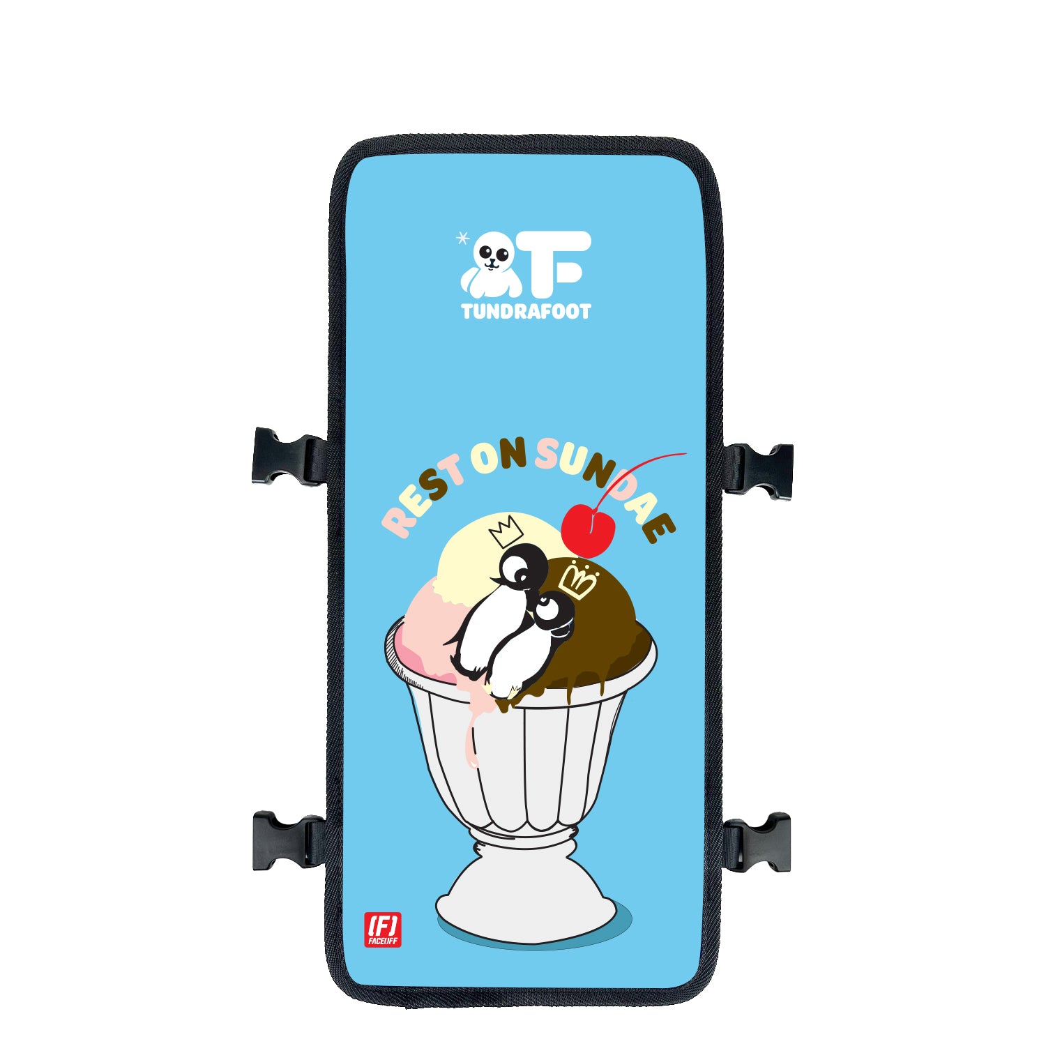 Sundae nature backpack Face cover view - FaceOff"