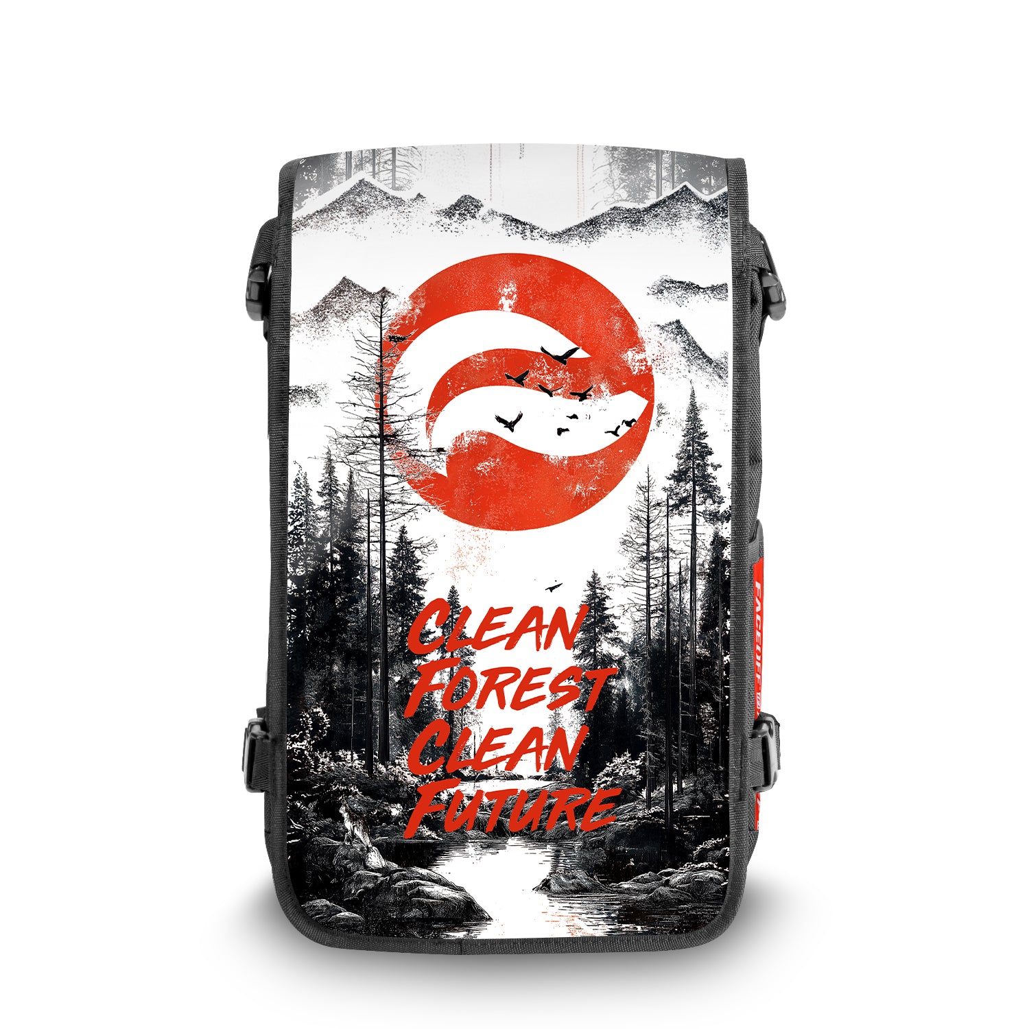 Save The Trees nature backpack Front view - FaceOff