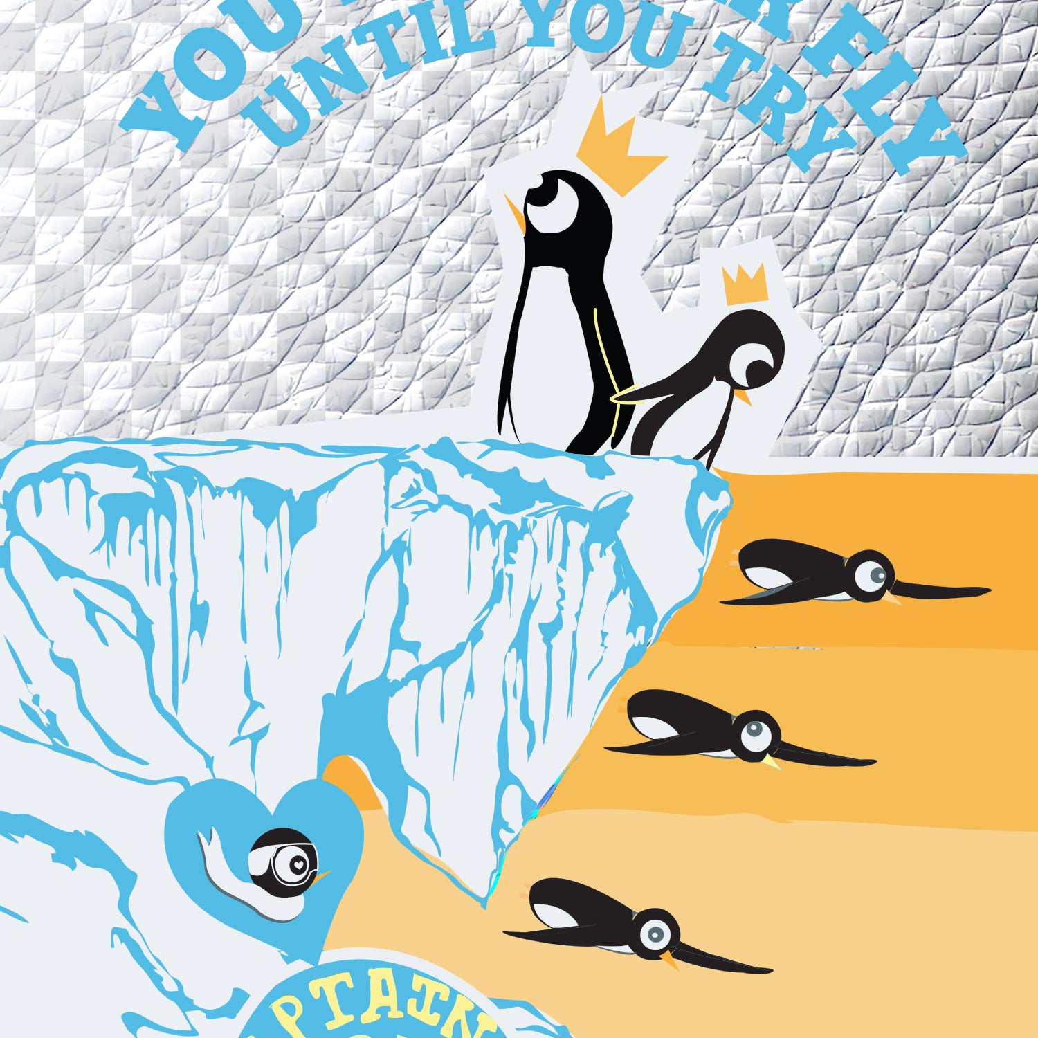 You Will Never Know Untill You Try nature backpack Angle close up - FaceOff"