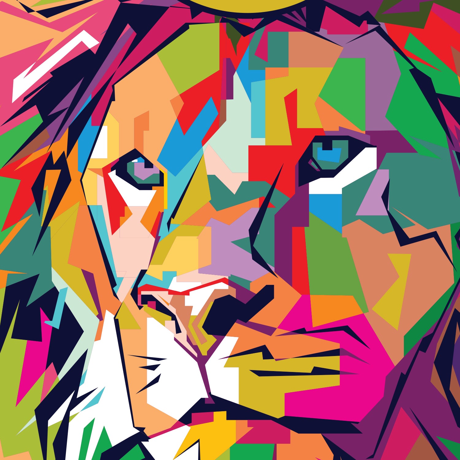 Lion Pop Art - Sling