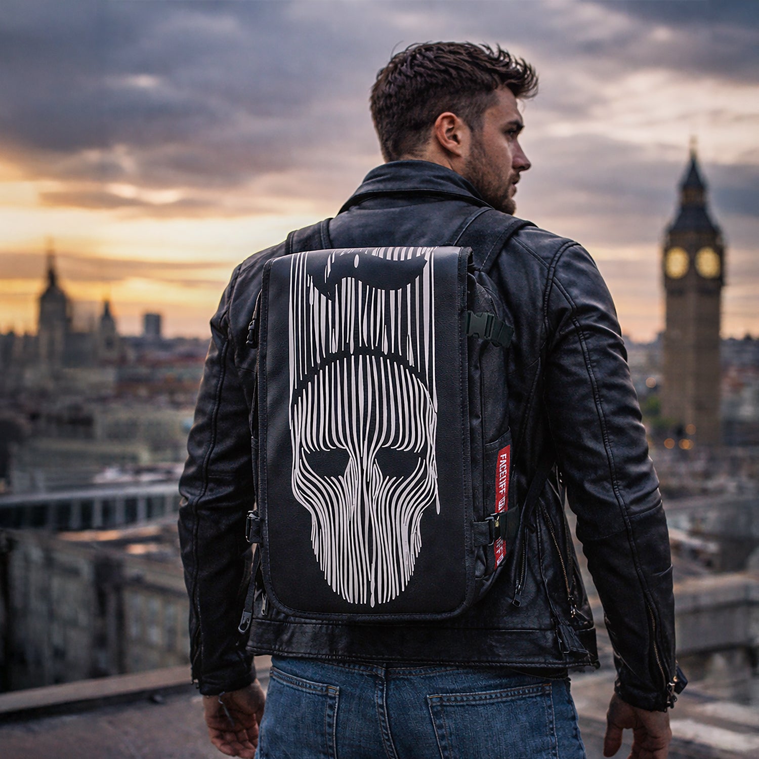 Deadlines Skull & Bones backpack Lifestyle 1 - FaceOff